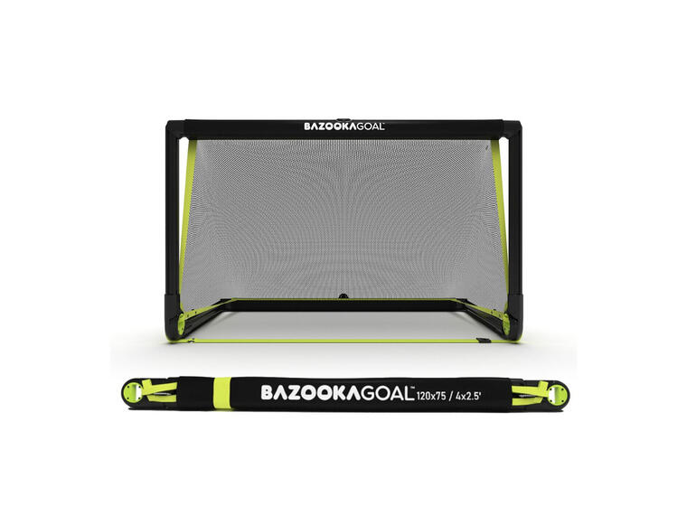 BazookaGoal | 120X75 cm | ihopfällbart Fotbollsmål för smålagsspel - Bazookamål 