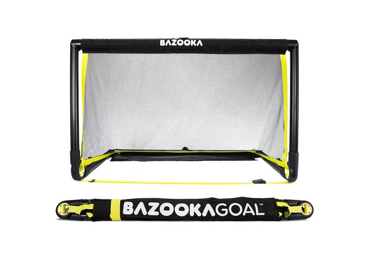 BazookaGoal | 120X75 cm | ihopfällbart Fotbollsmål för smålagsspel - Bazookamål 