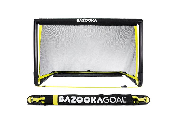 Bazooka Goal - Ihopfällbart minimål 12st Fotbollsmål för smålagsspel 120 x 75 cm