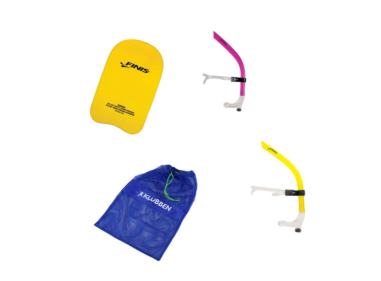 FINIS Teknikpaket Kickboard/AXIS dolm/Frontsnorkel/Meshbag 
