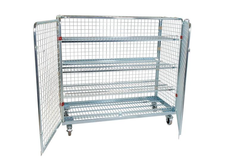 Förvaringsvagn Standard 150x140x62 cm med 3 hyllor 
