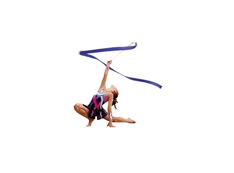 Gymnastikband 5 meter RG Band för träning | Ljusblå 