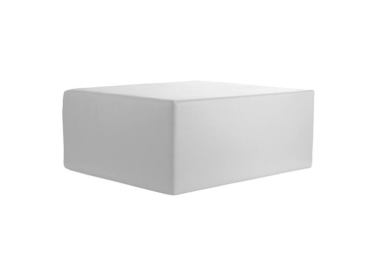 Polyskum rektangulär kudde Vit Psoaskudde 50x45x40 
