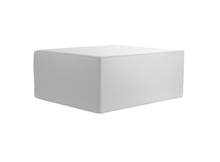 Polyskum rektangulär kudde Vit Psoaskudde 50x45x40 