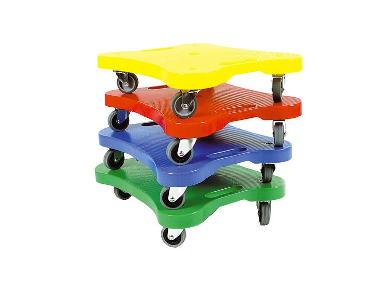 Scooters | Set med 4 st 40 x 31 cm | Rullbräda för de yngre 