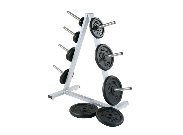 Ställning för viktskivor 30 mm 7 st 25 cm långa konsoller 