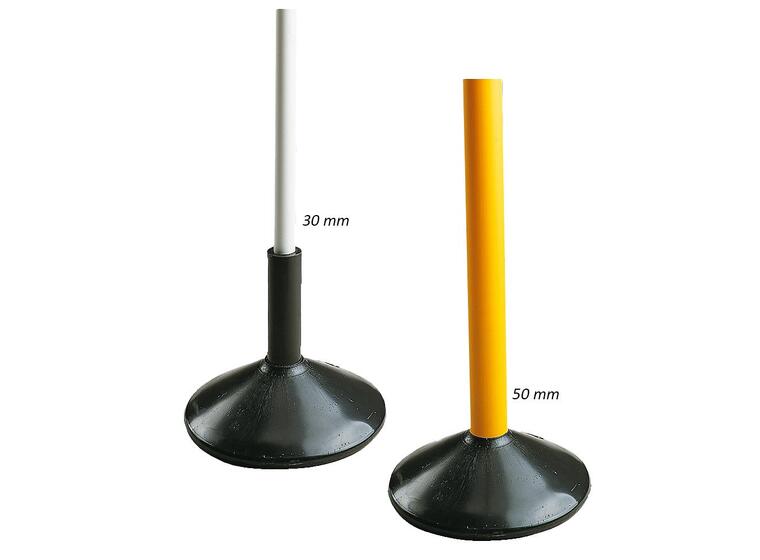 Tilbehör till hörnstolpe | allround fot Passar till 27 mm och 50mm stolpar 