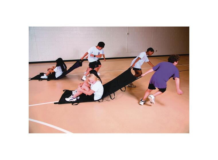 Activi-T-Blanket | Dragmatta med handtag taeambuildingsaktivitet