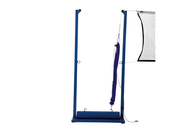 Badmintonstolpe mellan spelplaner 1 st Transportabel | remspännare 