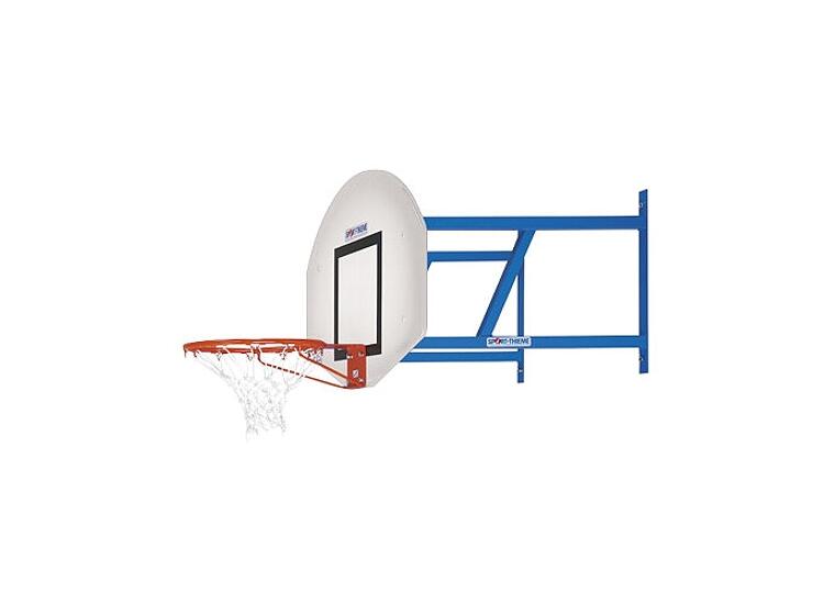 Basketställning vägghängd komplett Ställning Planka Korg Nät 