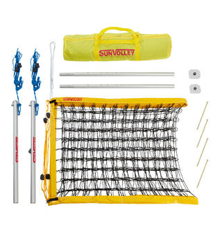 Beachvolleybollset SunVolley Standard Beachvolleybollnät 9,5 m| Stolpar | Bag