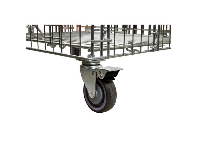 Bollvagn Jumbo L 73x60x80 cm Mycket stabil förvaringsvagn för bollar 