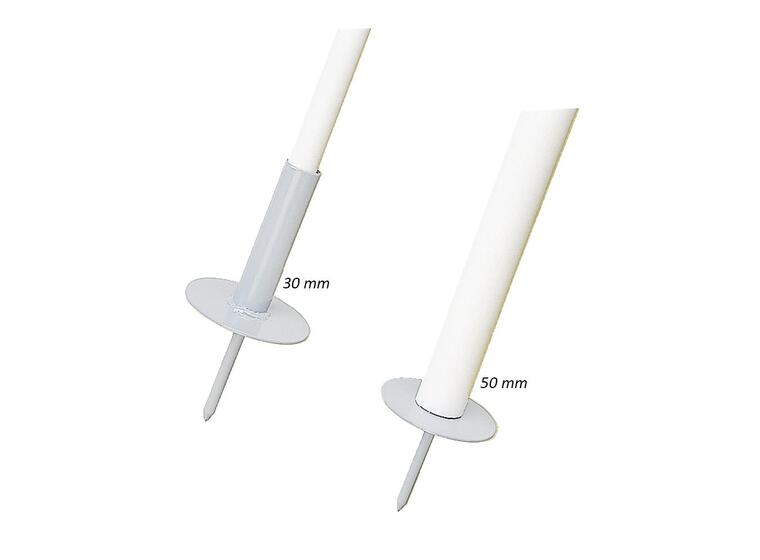 Markfäste | Spets | för hörnflagga Passar till 30mm och 50mm stolpar 