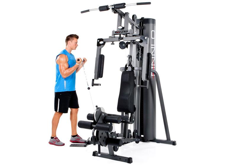 Multigym Finnlo "Autark 1500" Butterfly | Latsstång | Bencurl mm 