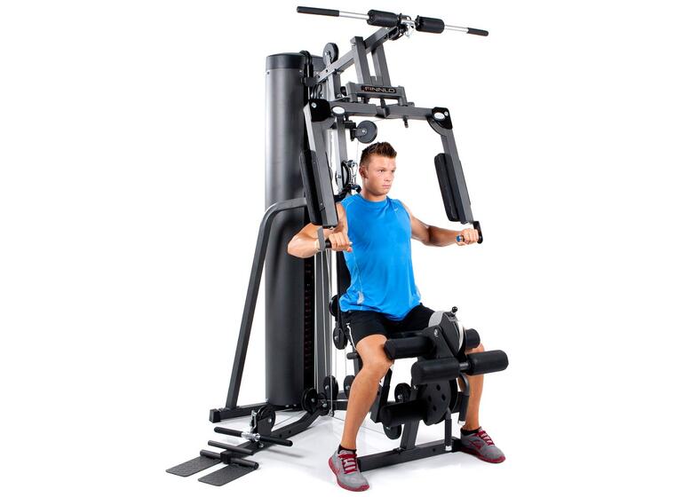 Multigym Finnlo "Autark 1500" Butterfly | Latsstång | Bencurl mm 