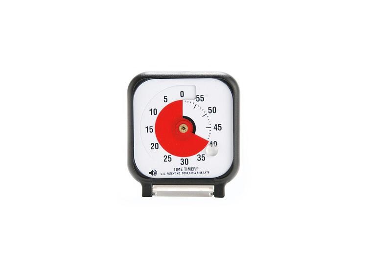 Time Timer Original Med akustisk signal Bordsklocka Synlig tidsindeln. 7,5x7,5cm 
