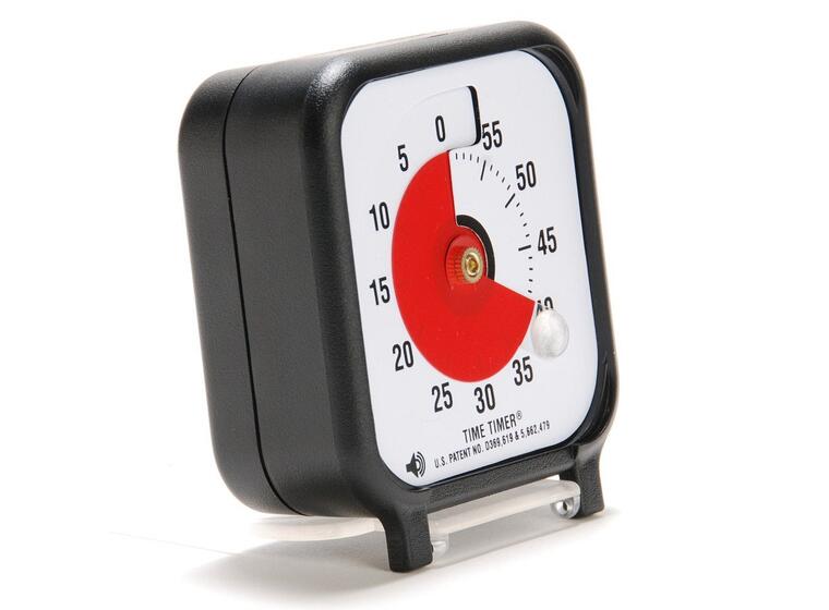 Time Timer Original Med akustisk signal Bordsklocka Synlig tidsindeln. 7,5x7,5cm 