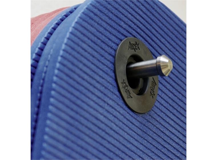 Airex Fitline matta 180x60x1 cm Träningsmatta - Antrasitt med hål