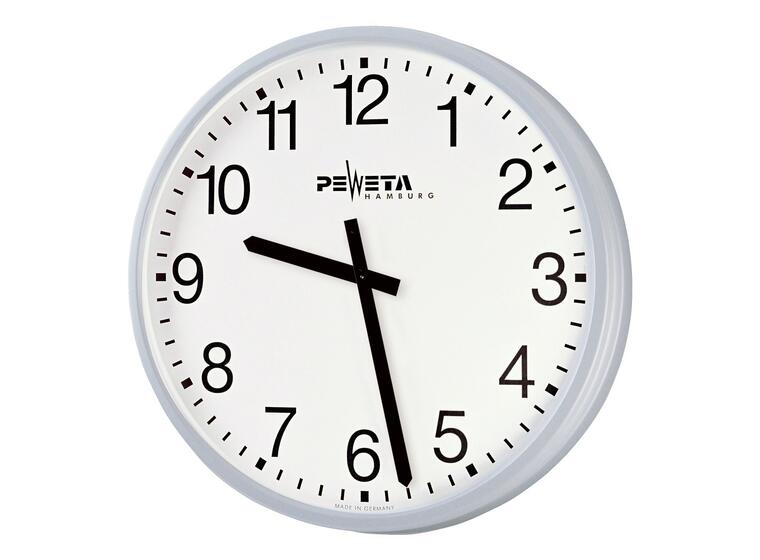 Väggklocka Peweta Onlinedrift 42 cm Radioklocka | Nätdrift| Bollsäker 