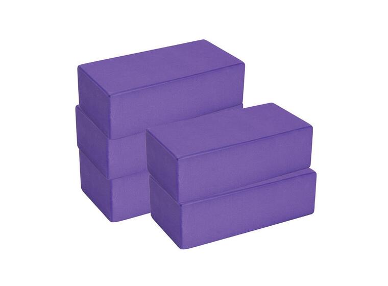 Yogablock i EVA skum - 30 st 220 x 110 x 70 mm | Lila 