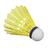 Badmintonboll Shuttle 1000 - 6 st Gul boll, vit huvud - Medelfart 
