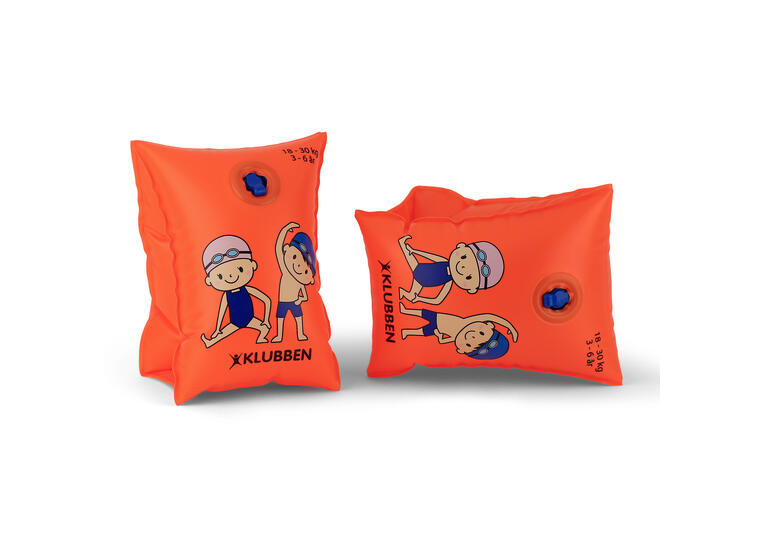 Armpuffar | Aquaringar 6-12 år 30-60 kg | Orange 