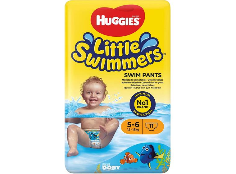 Badblöjor huggies - Little Swimmers 88st Simblöja | 12 - 18 kg orange/5-6 år