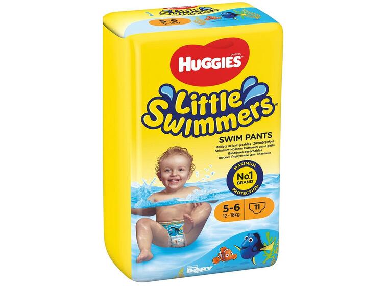 Badblöjor huggies - Little Swimmers 88st Simblöja | 12 - 18 kg orange | 1,5-4 år 