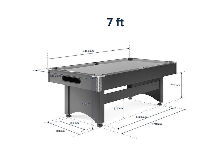 Biljardbord Homestar 8f 198 x 99 cm