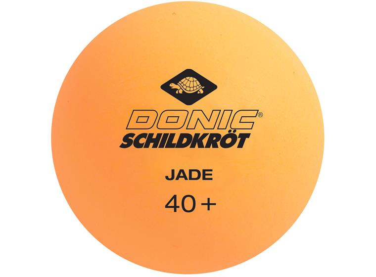 Bordtennisbollar Schildkröt Jade Orange 6-pack med pingisbollar