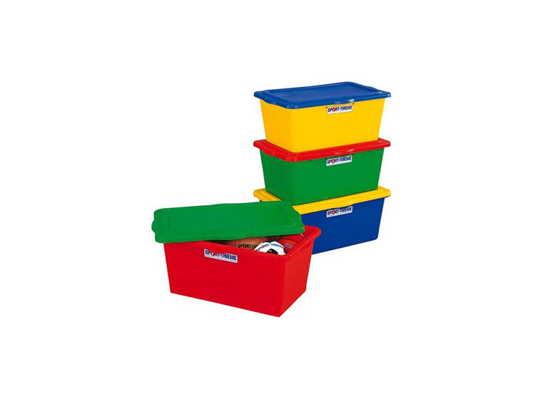 Förvaringslådor | Förskola | 90 liter Med lock | 72x42x30  | 4 färger 