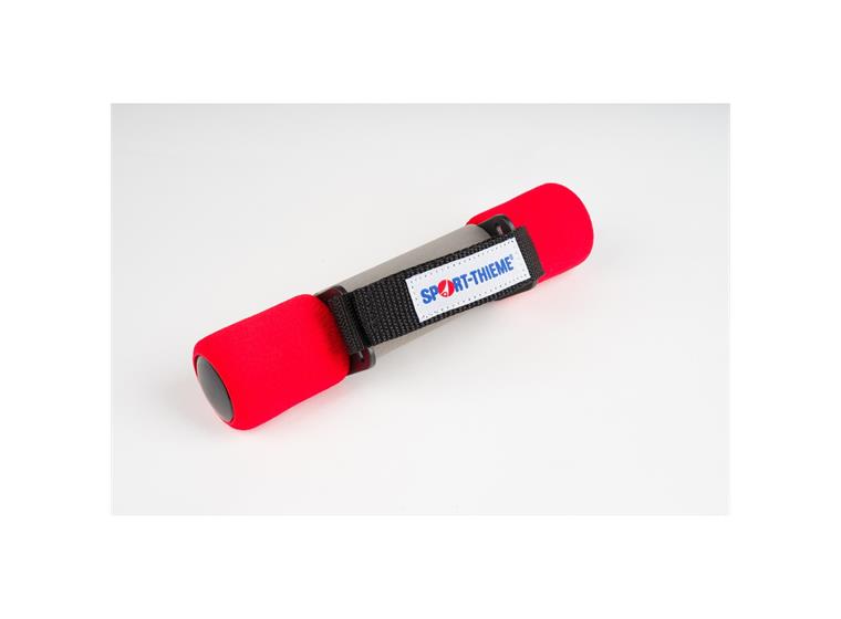 Hantlar Aerobic 1 kg 2 st hantlar - röd
