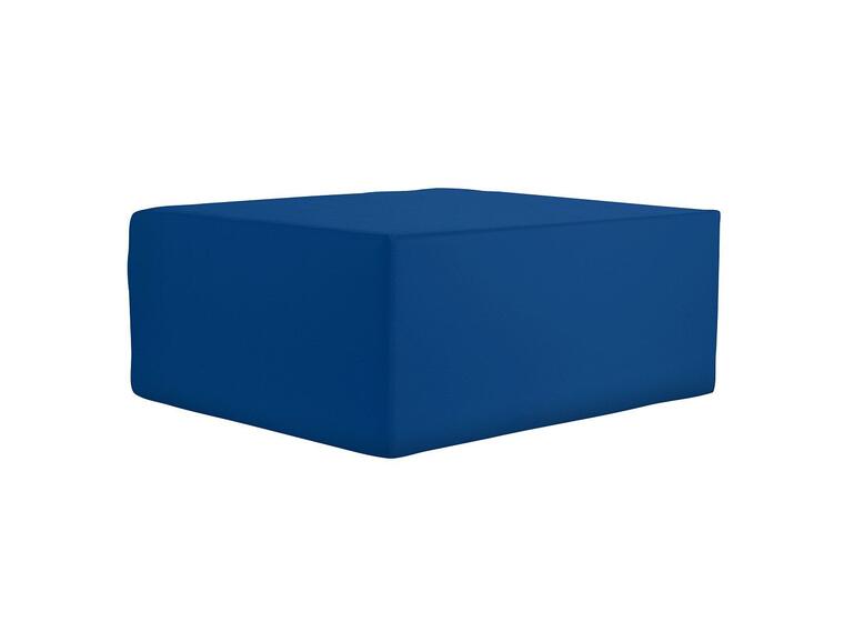 Polyskum rektangulär kudde Blå Psoaskudde 50x45x40 