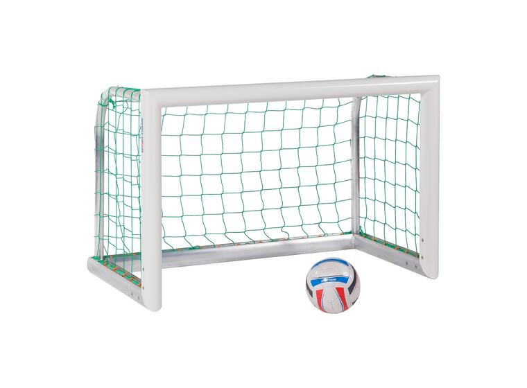 Fotbollsmål Mini Aluminium Helsvetsat 1,20 x 0,80m | Maska 10 cm | Grön 