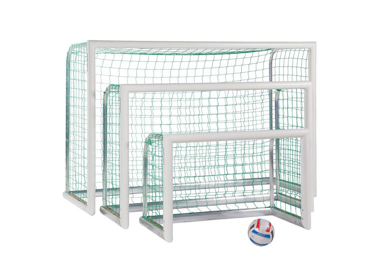 Fotbollsmål Mini Aluminium Helsvetsat 1,20 x 0,80m | Maska 10 cm | Grön 