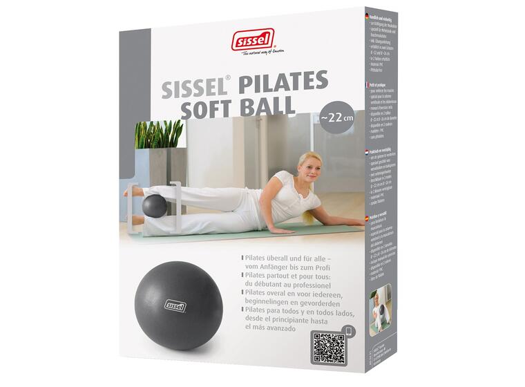 Sissel Pilates Softboll 26 cm | Grå pilatesboll 