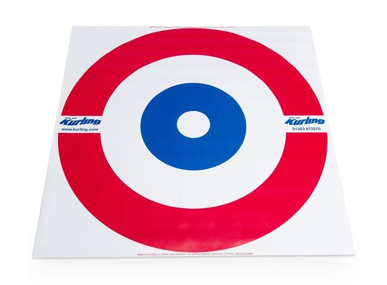 Target Mat för Curling Curlingmatta i vinyl 