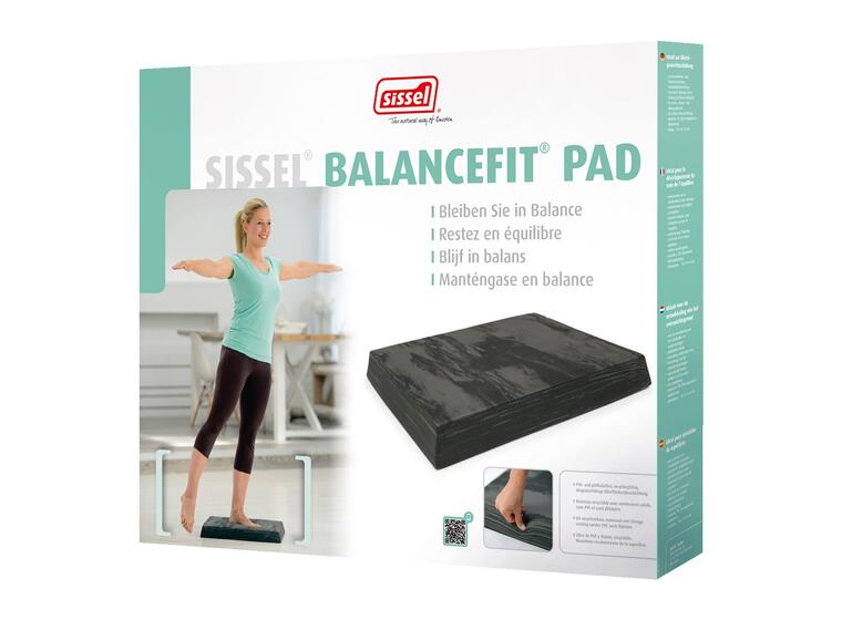 Balanskudde Sissel Balance Fit Svart 50 x 41 x 6 cm | Även för vatten 