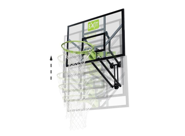 Basketkorg EXIT Galaxy väggmonterad Komplett set | justerbar korg och platta 