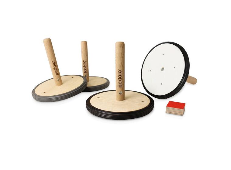 Curling för inom och utomhusbruk Curlingset med 4 stenar och 1 puck 