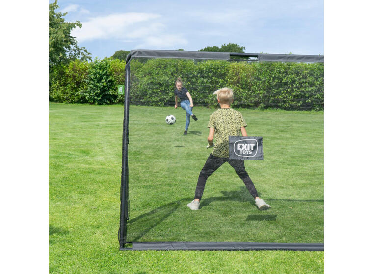 Fotbollsmål i stål EXIT Coppa 220x170cm | Trädgårdsmål | Svart 