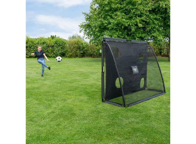 Fotbollsmål i stål EXIT Coppa 220x170cm | Trädgårdsmål | Svart 