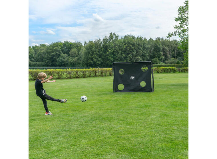 Fotbollsmål i stål EXIT Coppa 220x170cm | Trädgårdsmål | Svart 