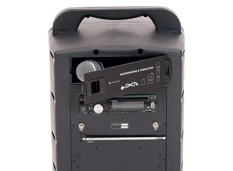 Musikanläggning Soundbox 100 w Batteri och nätdrift 