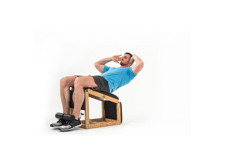 Träningsbänk Tria Trainer Nohrd Körsbär Flexibel bänk i trä 90x35x55 cm 