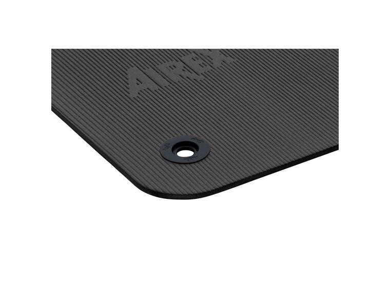 Airex Fitline matta 140x60x1 cm Träningsmatta - Antrasitt med hål 
