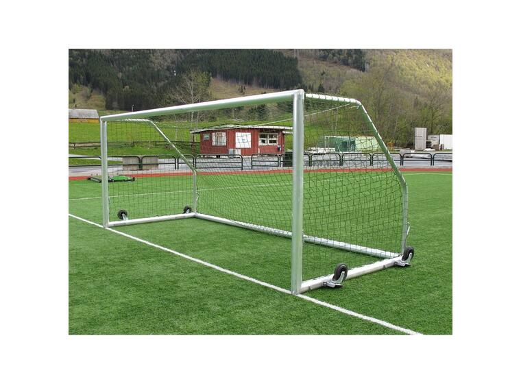 Fotbollsmål 11 manna utan hjul Superstabilt fotbollsmål inklusive nät 