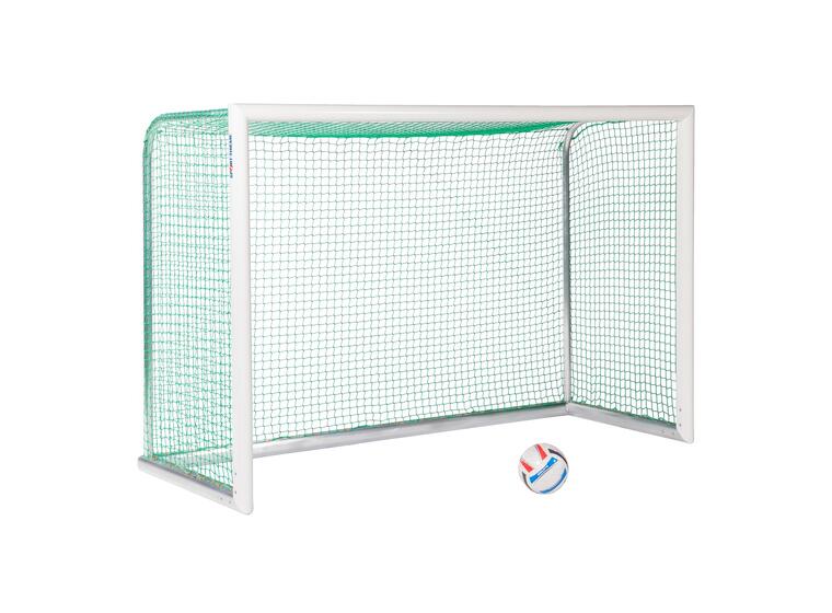 Fotbollsmål Mini Aluminium Helsvetsat 2,40 x 1,60m | Maska 4,5 cm | Grön 