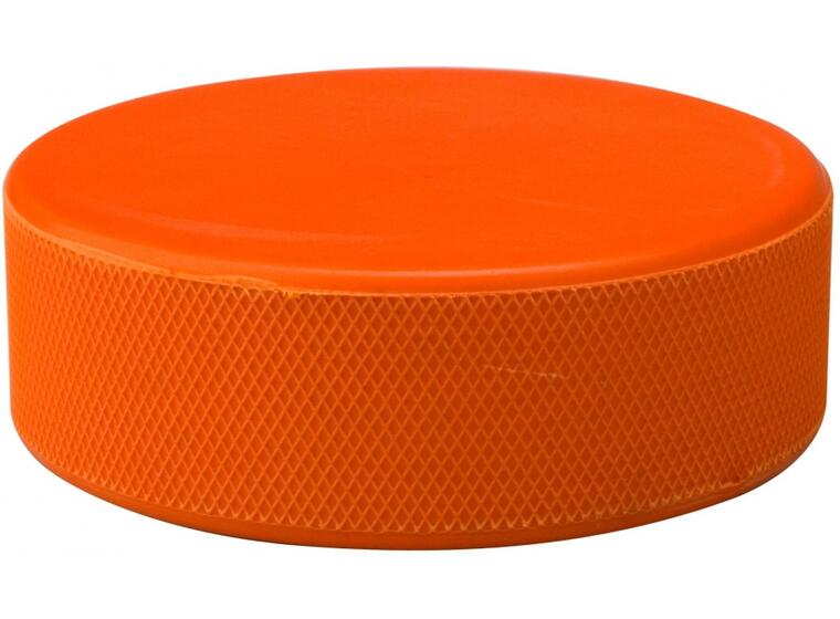 Ishockey puck Orange Syns bättre än svart puck! 