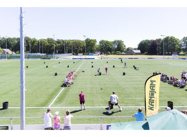 KanJam® Frisbeespe l4 personer Aktivitet för skola fritid och trädgård 